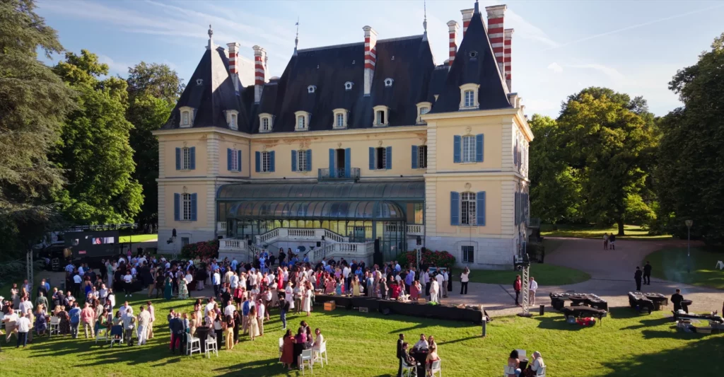 Aftermovie et vue aérienne par drone pour Opteven au Château de Rajat, film par Jérémy Kampf